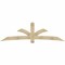 Ekena Millwork Davenport Rough Sawn Timber Gable Bracket, Douglas Fir, 108"W x 31 1/2"H x 2"D x 6"F, 7/12 Pitch GBW108X31X0206DAV00RDF - alternate 1